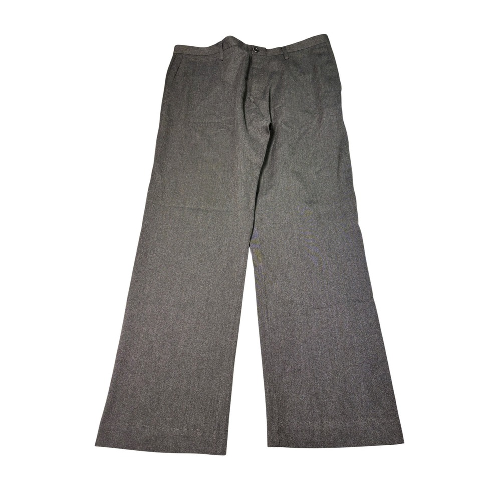 Banana Republic Heritage Jaspe Wool Blend Trousers Gray Mens 38x32 762485-00